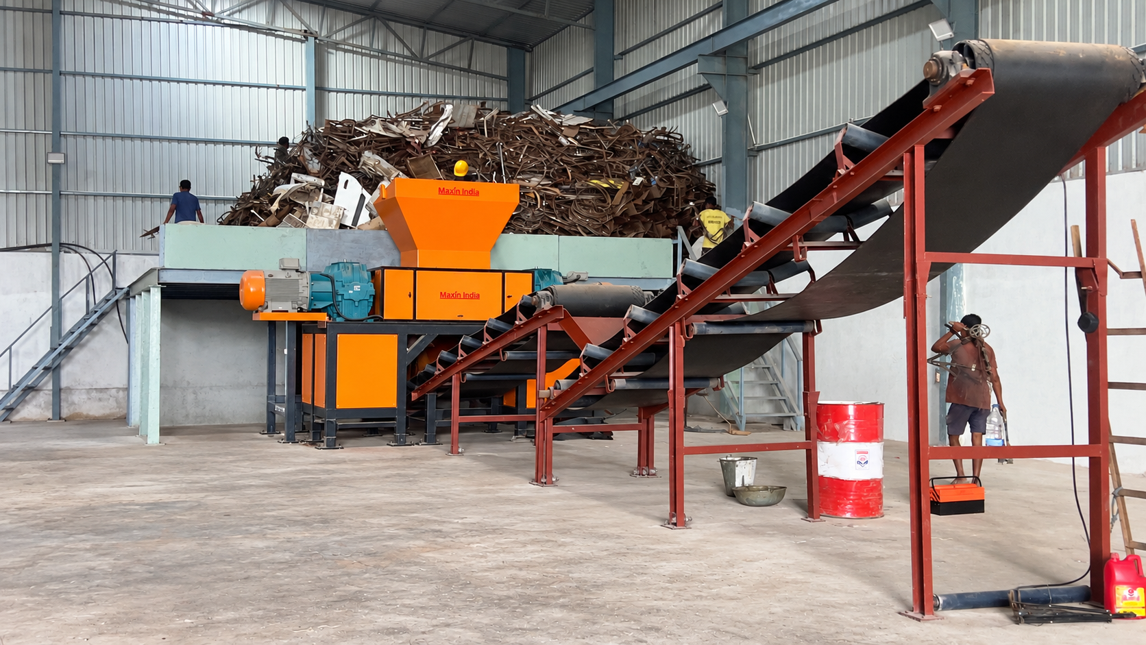Metal Scrap Processing Plant