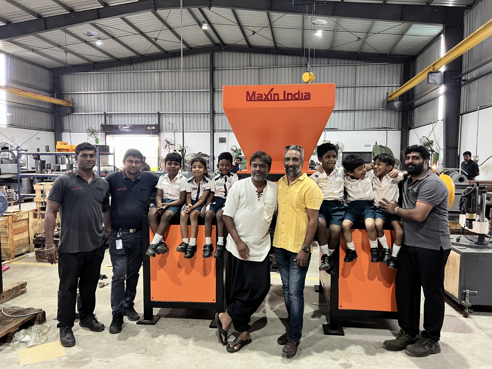 🌱 Little Minds – Big Awareness! | A Learning Day at MAXIN INDIA ♻️⚙️